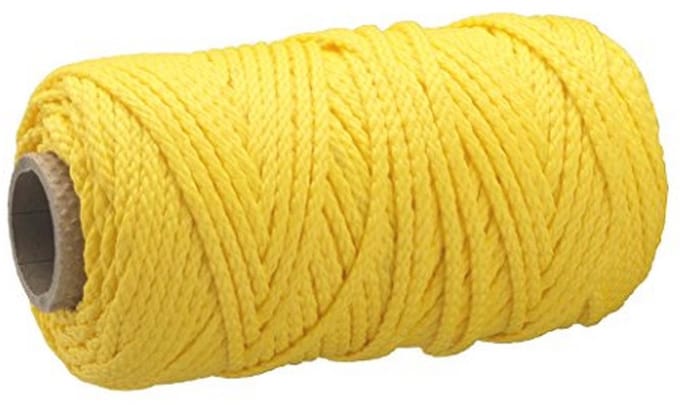 Multifunctioneel Touw 1,7 mm x 100 m - Polypropyleen - Geel