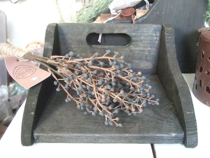Houten servettenhouder zwart
