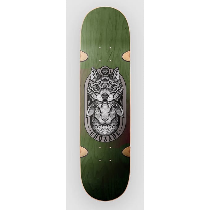 Cruzade Sheep 8.75"x31.81" Twin Skateboard Deck patroon