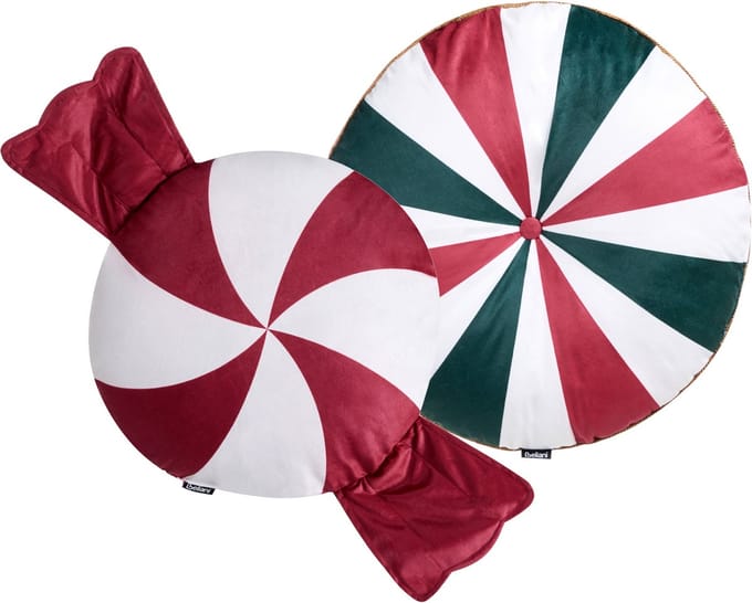 TWIRL TREATS - Sierkussen set van 2 - Meerkleurig - Fluweel
