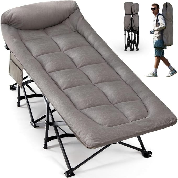 Veldbed Inklapbaar - Stretcher - Vouwbed - draagtas