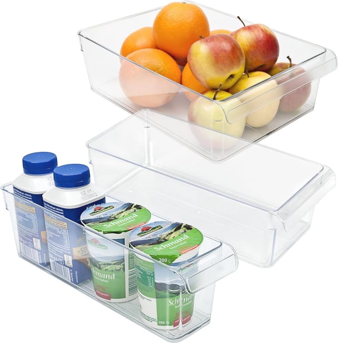 Rotho koelkast organizer LOFT 5 liter transparant - keuken opberger.