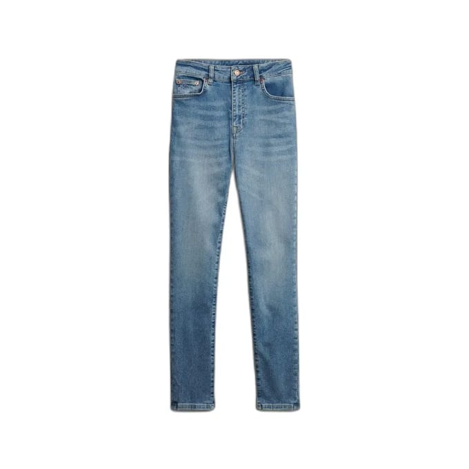 Hoge taille skinny jeans voor vrouwen Superdry