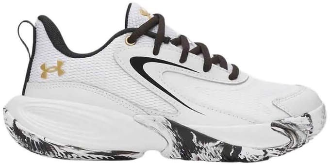 Under Armour Ps Lockdown 8 Junior Basketbalschoenen Wit EU 29 1/2 Kinderen