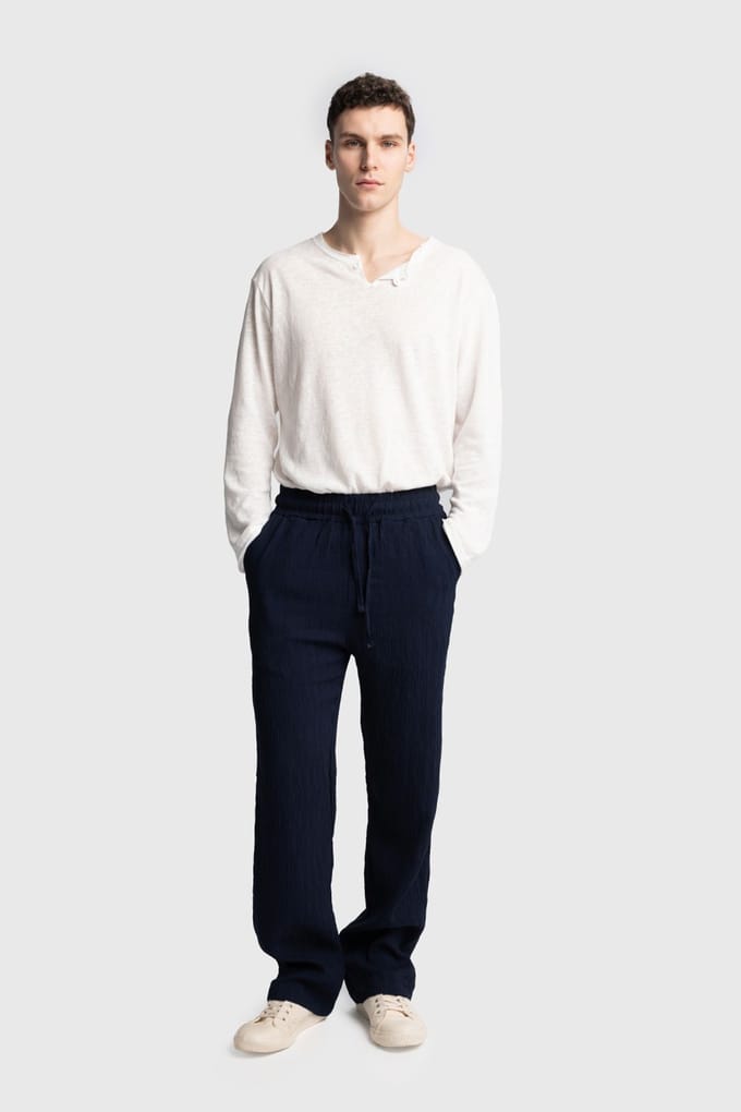 Textured Regular Fit Drawstring Taillebroek