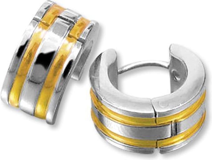 Amanto Oorbellen Diana Duo - 316L Staal - ∅13 mm