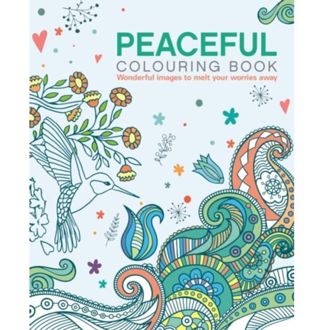 The Peaceful Colouring Book - Arcturus Creative Colouring - Tansy Willow
