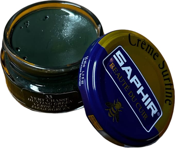 Saphir Creme Surfine (schoenpoets) Jager Groen