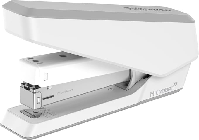 Nietmachine - Bureau nietmachine - Papier vastzetten - Moeiteloos nieten - 25 vel capaciteit - Wit