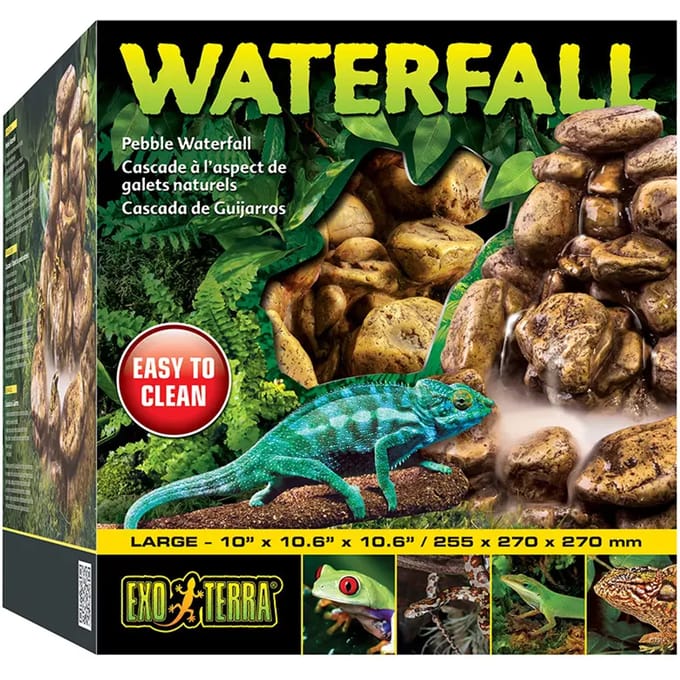 Natuurlijke waterval en pompdecoratieset Exo Terra