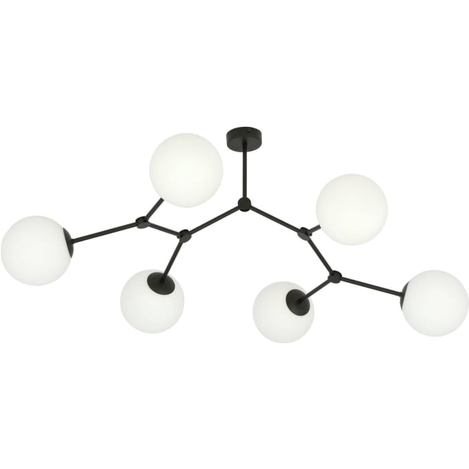 6-lichts pafondlamp Stratos | Cozyhouse