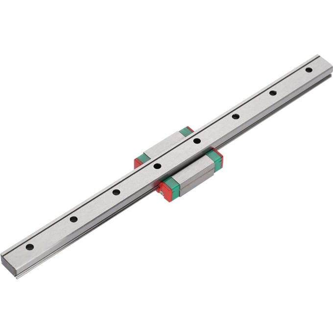 1 stuks LML12B Miniatuur Lineaire Railgeleiding 12mm Breedte Schuifblok (200 mm)
