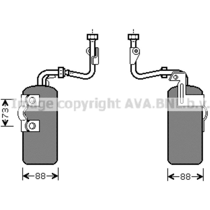 Droger, airconditioningsysteem AVA COOLING VOD126 AVA