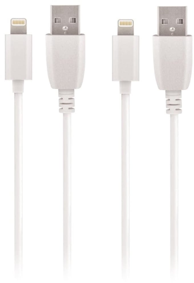 2 stuks OneOne 1,0m laadkabel. OneOne USB Lightning kabel met E75 chip. Oplaadkabel snoer past op Apple iPhone 5, iPhone 5c, iPhone 5s, iPhone 6, iPhone 6 Plus, iPhone 6s, iPhone 7, iPhone 7 Plus, iPhone 8, iPhone 8 Plus
