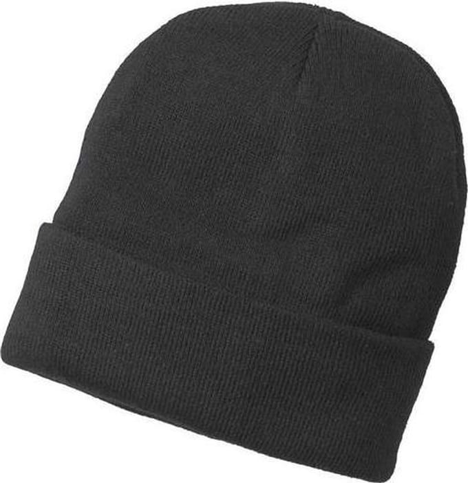 Hats&Co muts - dubbel fijn gebreid - antraciet grijs