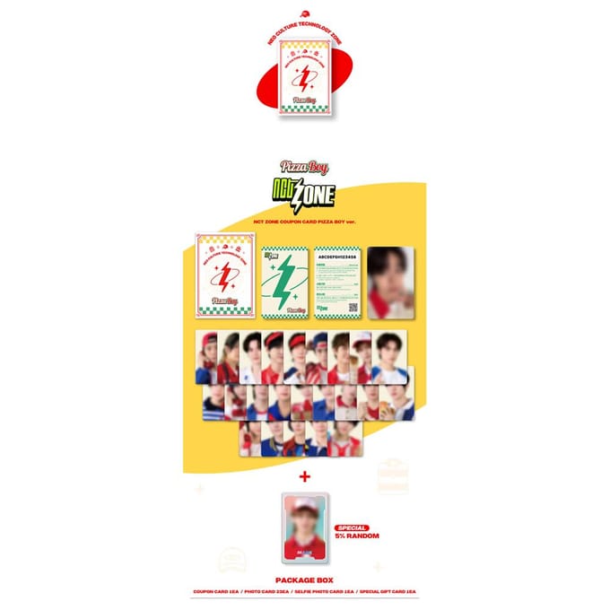 NCT - NCT ZONE Couponkaart PIZZA BOY ver. red