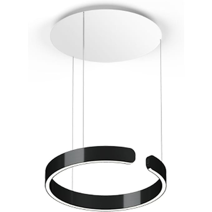 Occhio Mito Sospeso 40 up Hanglamp - black phantom - variabel - met Occhio Air - table/wide