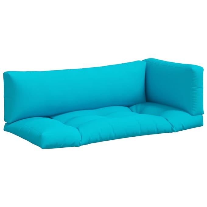 vidaXL - Palletkussens - 3 - st - oxford - stof - turquoise