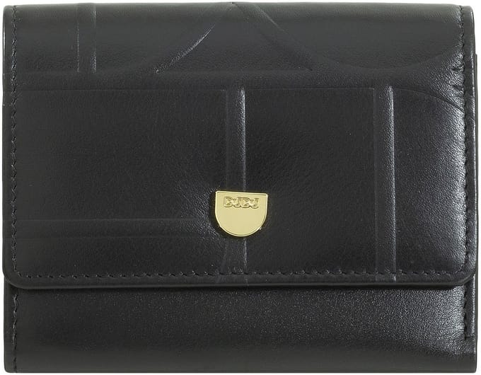 DuDu Up Portemonnee Leer 11 cm - Dames - Horizontaal - choccolate-lilac