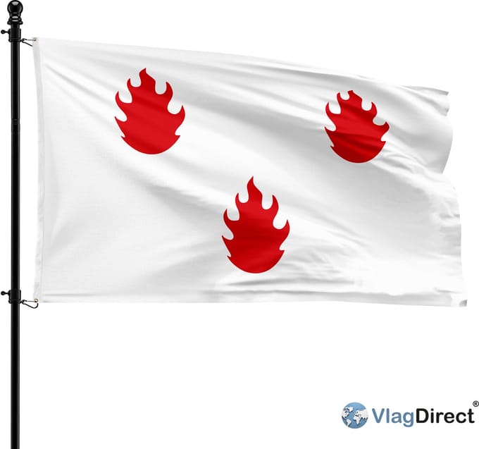 Gemeente Saint-Léger vlag - 90 x 150 cm.