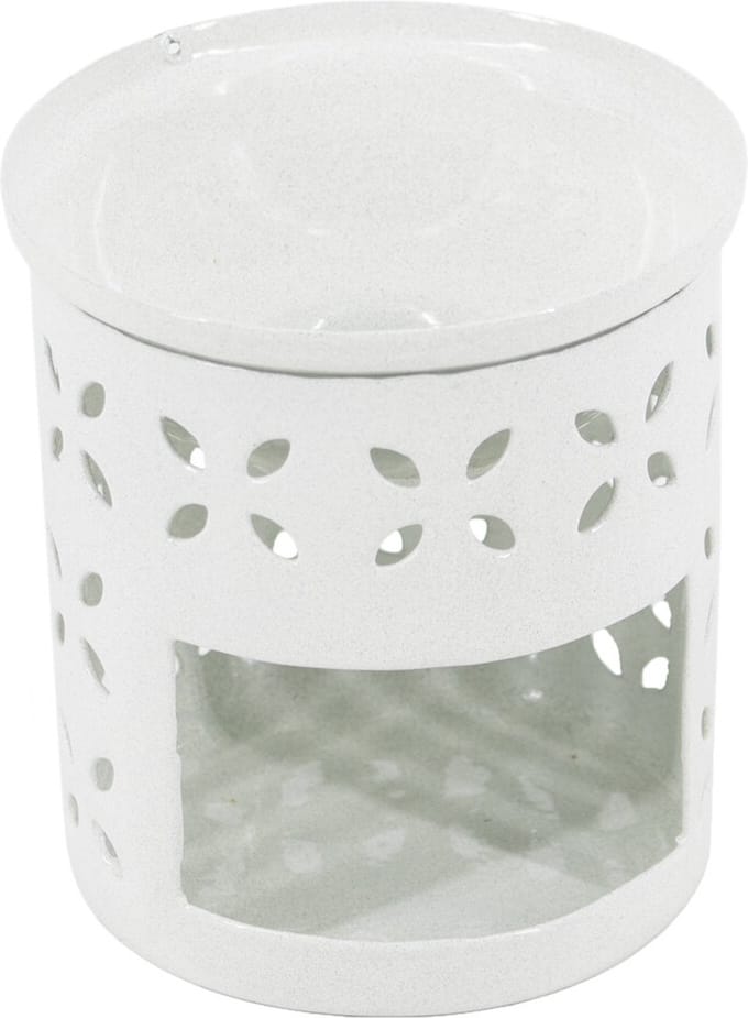 HomeBound by KY | Geurbrander Tikona S white | 6,5x7x7cm | geurbrander wit
