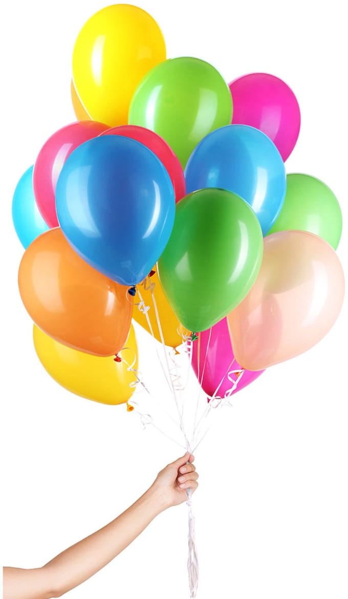 Meerkleurige Ballonnen 23cm - 30 stuks