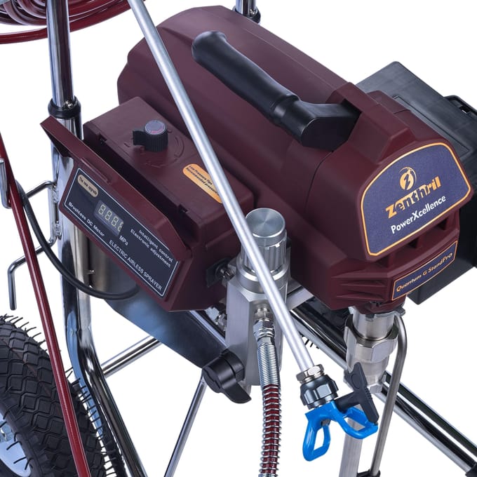 Zenthril Airless Verfspuit Quantum g StandPro - Transportwagen, BrushlessMotor