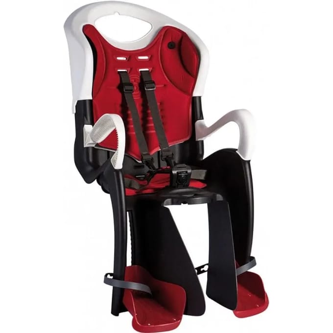 Bellelli Tiger - Tiger fietsstoeltje achter - wit rood clamp