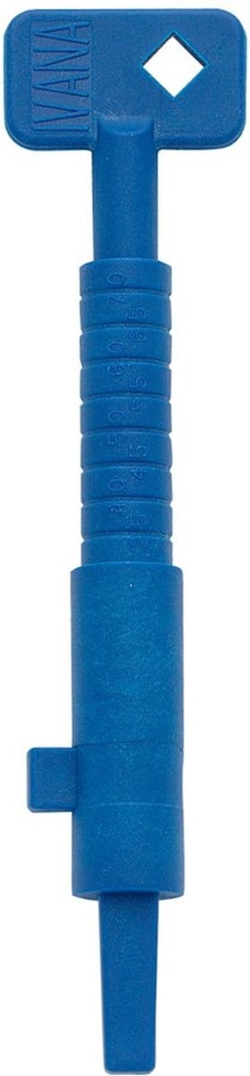 Ivana Kunststof bouwsleutel - Blauw