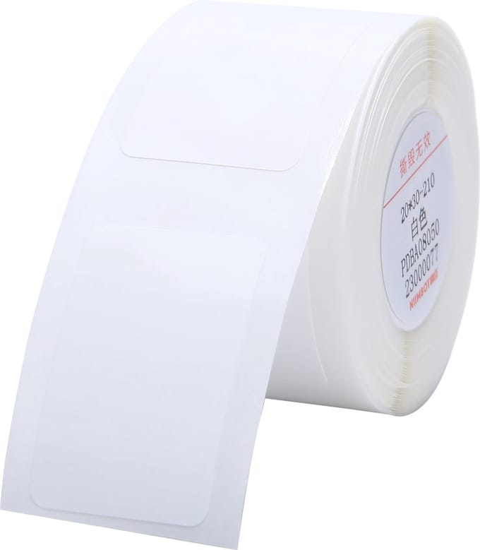 Niimbot - Labels/Etiketten D101 - Wit - 20*30mm - 210 vellen - 1 Rol