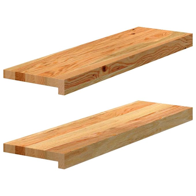 vidaXL - Vensterbanken - 2 - st - 70x20x2 - cm - massief - eikenhout - lichtbruin