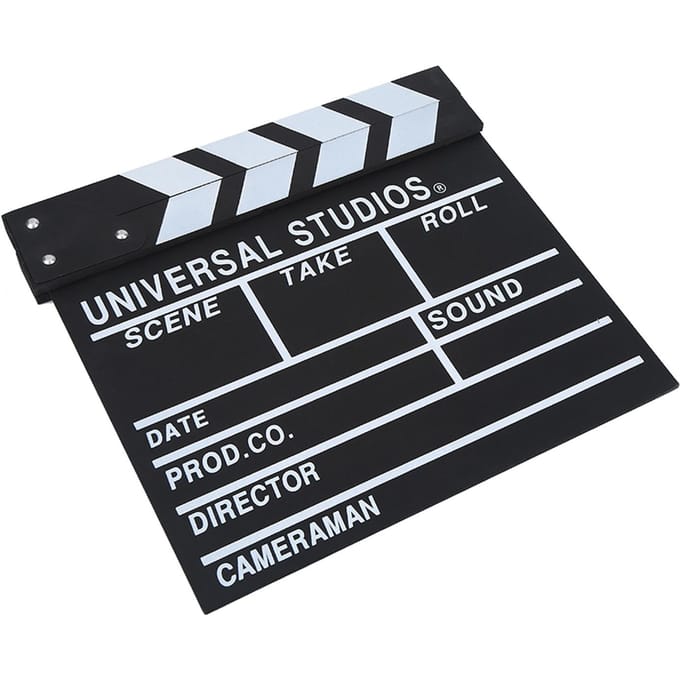 Houten Regisseur Scène Klapperbord TV Film Klapperbord Film Cut Requisiet
