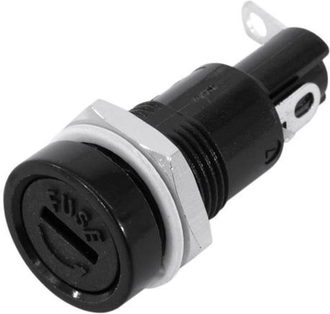 Eurolite Sicherungshalter mit Gewinde + Mutter - Accessoire voor podium elementen