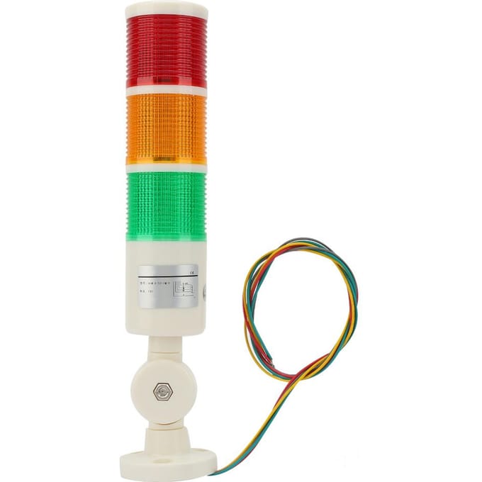 Rood GroenOranje CNC Machine Waarschuwing LED Indicator Signaallamp 24VDC