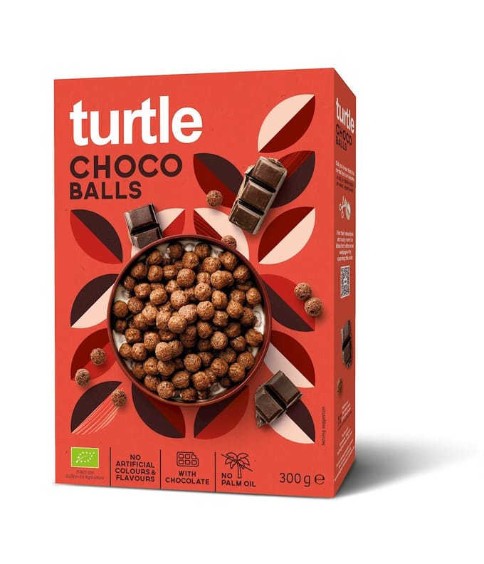 Turtle Chocoballs - Ontbijtgranen - Bio - Vegan