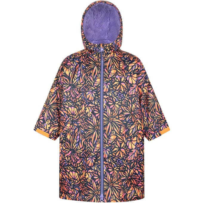 Mountain Warehouse Kinderen Tidal Flowers Waterdichte Veranderjas (Marineblauw)