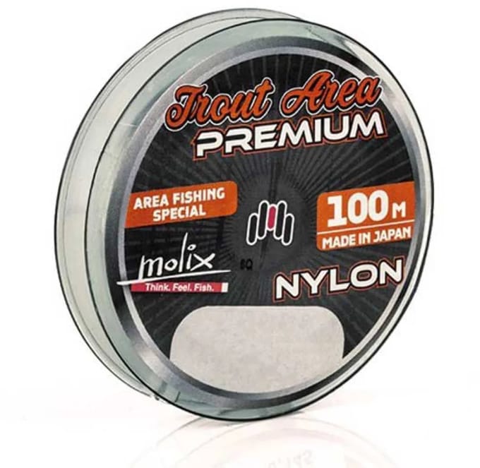 Molix Trout Area Premium Nylon Monofilament 100 M Grijs 0.145 mm