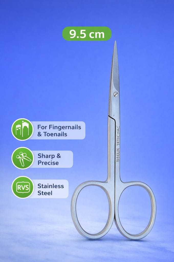 Belux Surgical Instruments / Professionele Nagelschaar - Stevige Nagelschaar voor Nagelhoeken, - 9 cm