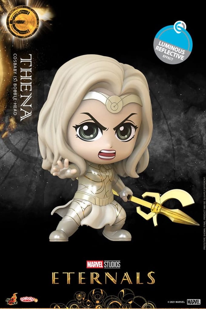 Hot Toys Eternals Cosbaby (S) Mini Figure Thena 10 cm Mini-Figuur