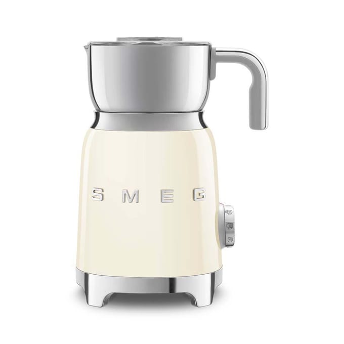 SMEG MFF11CREU Melkopschuimer - Inductie - 500W - 6 Programma's - Warme & Koude Melkschuim - RVS Kan - '50s Style - Crème