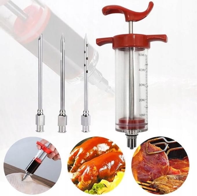 Marinade Injectiesspuit - Vlees - spuit - 30 Ml