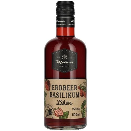 Meisner Liköre Meisner Erdbeer Basilikum Likör 15% Vol. 0,5l