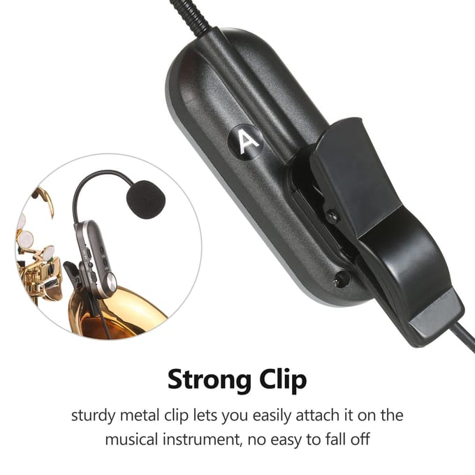 UHF Headset Draadloze Microfoon Instrument Microfoon Omni-directionele Hifi Microfoon Draadloos Instrument zwart