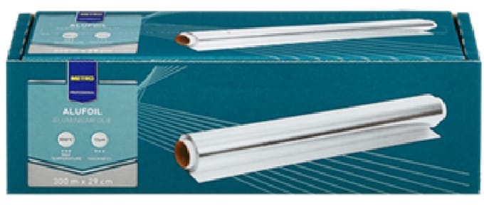 METRO PROFESSIONAL Aluminiumfolie 0.29 x 300 m