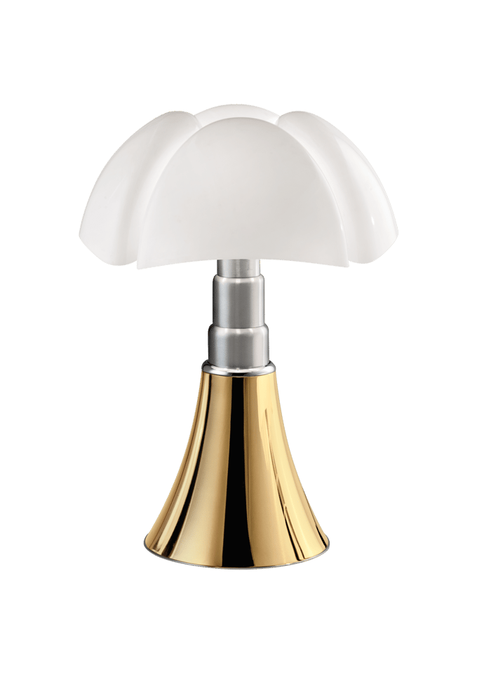 Martinelli Luce Pipistrello LED Tafel-/Vloerlamp - natural satin brass