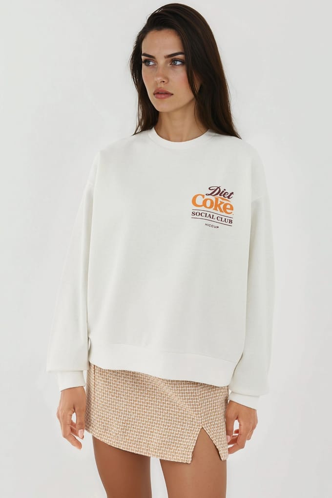 Bedrukt Ronde Hals Sweatshirt