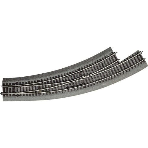 H0 RocoLine (met ballastbed) 42572 Gebogen wissel, Links 1 stuk(s)