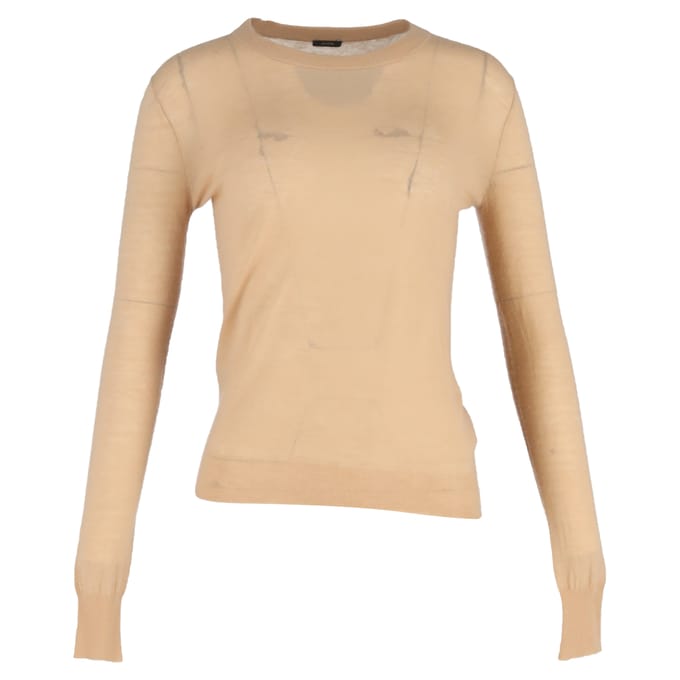 Joseph Cashair trui in beige wol
