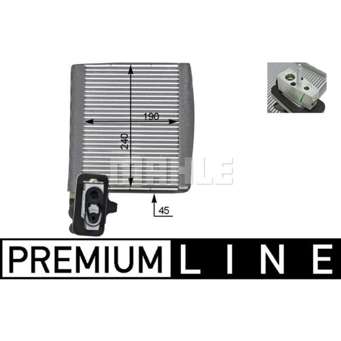 Verdamper, airconditioning MAHLE AE 119 000P