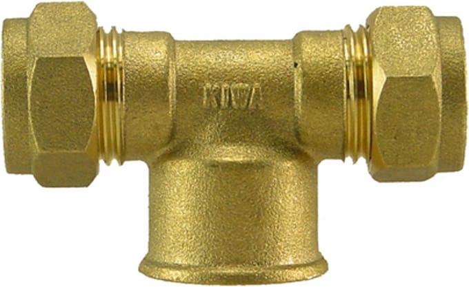 Riko P-717 Messing Knel Teestuk 15X3/8Binnen X15